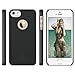 elago iPhone SE case, [Slim Fit][Soft Feel Black] - [Light][Minimalistic][True Fit] - for iPhone SE/5/5S