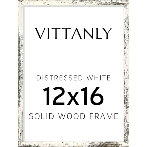 Vittanly 12x16 Solid Wood Picture Frame
