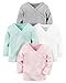 Carter's Baby Girls' 4 Pack Kimono Tees - Newborn