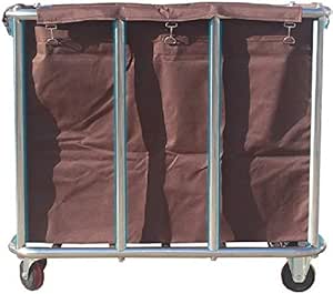 LXD Cesto de lavandería, Palo de lavandería Cesto Clasificador Carro