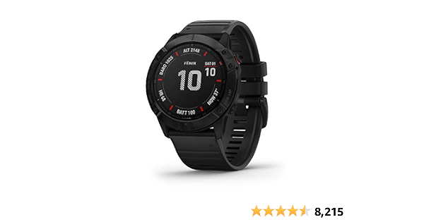 Garmin Fenix 6X Pro, Premium Multisport GPS Watch, Features Mapping, Music,  Grade-Adjusted Pace Guidance and Pulse Ox Sensors, Black: Activity  Trackers: Amazon.com.au
