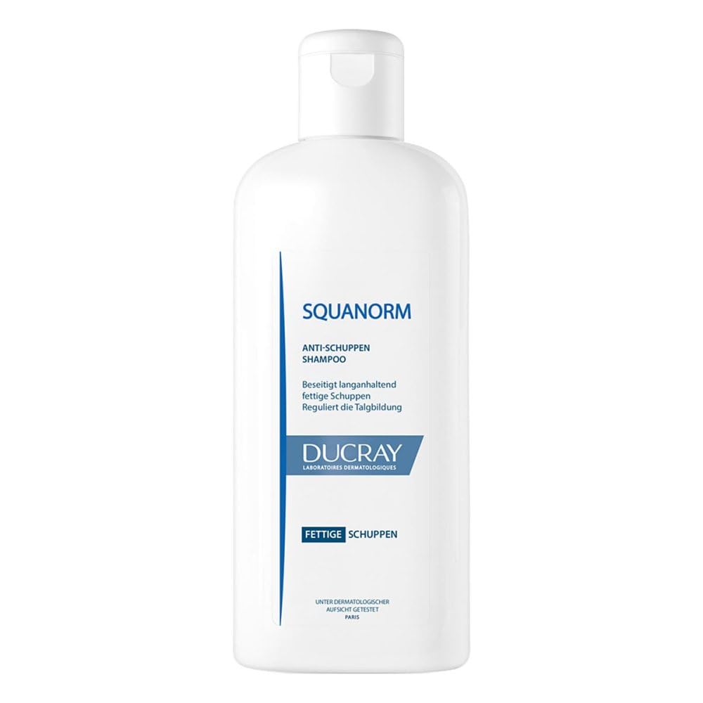 Ducray 200 ml Anti-dandruff Shampoo for Oily Hair, Squanorm