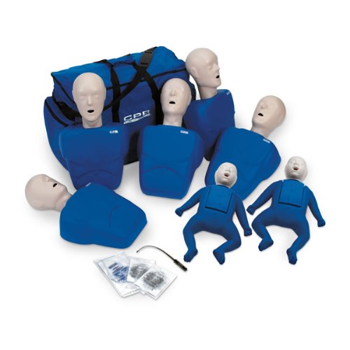 TPAK700/TPAK700T CPR Prompt 5 Adult/Child Manikins & 2 Infant Manikins (Blue)