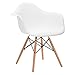 Poly and Bark Vortex Arm Chair, White
