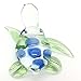 Audomna Shop Hand Blown Art Glass,Turtle Miniature Animals Collection, Dollhouse Miniatures,Turtle Art Glass Blown