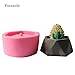 Decdeal Silicone Flower Vast Mold Handmade Craft Garden Home Decoration Plant Cement Vase Molds