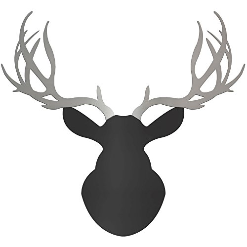 Metal art studio wildlife urban buck deer wall decor