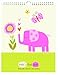 Pepper Pot Baby's First Year Keepsake Calendar, Jungle Friends Girls