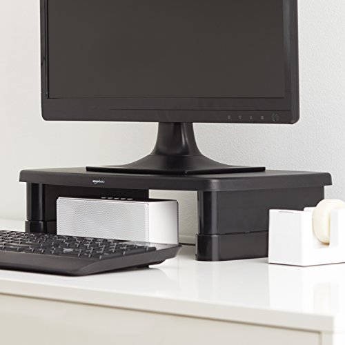 Amazon Basics Adjustable Computer Monitor Stand Riser, 5Pack Pricepulse