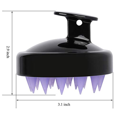 2Pack Hair Scalp Massager Shampoo Brush Wet and Dry Hair Scalp Brush