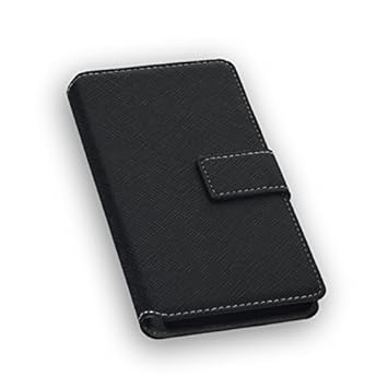 Hochwertiges Bookstyle Handytasche Flip Case schwarz für 'Samsung Galaxy A5 A510F (2016)' Handy Schutz Hülle Etui Schale Book