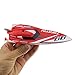 Tipmant Remote Control Boat 2.4G RC Speed Boat Speedboat Ship Kids Summer Water Toy Gifts (No Antenna Required) (Red)