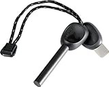 Light My Fire Swedish FireSteel 2.0 Army 12,000 Strike Fire Starter with Emergency Whistle - Black