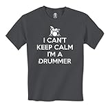I Can't Keep Calm I'm A Drummer- Swift PIgeon Apparel Mens T-Shirt