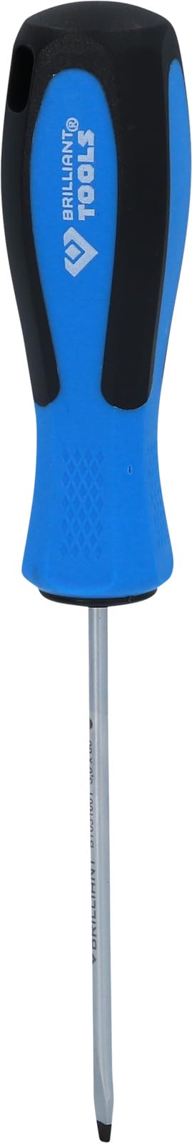 BRILLIANT TOOLS BT031001 Screwdriver Slotted 3.0 x 80 mm [Powered by KS Tools]