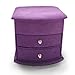 KLOUD City Purple Three-Layer Jewelry Box with Drawers