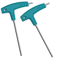 Rannb 4mm T-Handle Hex Dual Hex Head Wrench - Pack of 2