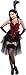 InCharacter Costumes Women's Burlesque Bombshell, Black/Burgundy, Small