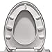 Danolt Toilet Seat Bumpers, 6 Pieces White Toilet Seat Buffer Toilet Seat Bumpers Universal Seat Bumper with Strong Adhesive.