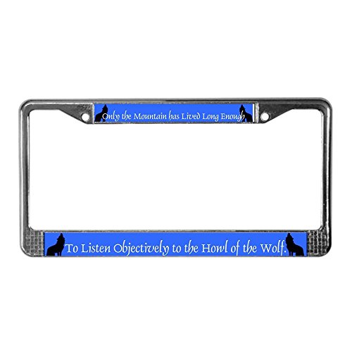 Wolf License Plate Frames | Wolf License Plate Frame