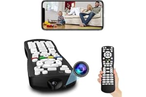 Live Party HD 1080P Hidden Camera TV Remote Spy Camera 2 in 1 Use WiFi Cameras with Video and Motion Detection for Indoor Home Security Wireless Nanny Cam