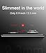 World's Slimmest Phone Ring Holder,Attom Tech Ultra Thin Cell Phone Ring Stand for Magnetic Car Mount Hook Compatible for iPhone Xs XR X 8 7 Plus 6S 6 5s 5 SE,Galaxy S8 S7 S6 Edge,Note 8 (Black)