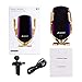 Survival-Pax Co. Smart Sensor Wireless Car Charger Mount, Automatic Clamping QC/QI 10W Fast Charging Car Charger Holder Compatible with iPhone 11/Xs/Xs Max/XR/X,Samsung Note 9/S9/ S9+/S8 etc (Sliver)