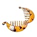 MagiDeal Banana Fish Hair Clips Barrette Comb Ponytail Holder Accessories 10 Colors - Dark Coffee 3, 2.6 x 2 in