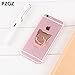PZOZ Cell Phone Finger Ring Movie Grip Universal Smartphone Dock Car Mount/Sticky Stand/Holder/Kickstand for iPhone 7 6 Plus--Cat (Metal Rose Gold)