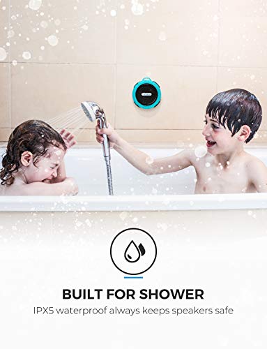 VicTsing SoundHot C6 Portable Bluetooth Speaker, Waterproof Bluetooth Speaker with 6H Playtime, Loud HD Sound, Shower Speaker