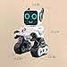 IHBUDS Remote Control Toy Robot for Kids,Touch & Sound Control, Speaks, Dance Moves, Plays Music. Built-in Coin Bank. Programmable, Rechargeable RC Robot Kit for Boys, Girls All Ages - White/Black