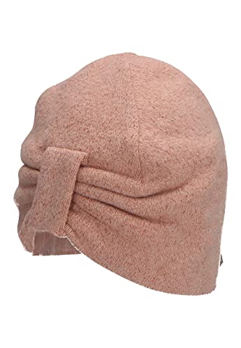 Sterntaler Baby Mädchen Beanie Lurex Mütze - Kinderbeanie, Babymütze - Gefüttert Mit Baumwollfleece - Rosa, 35