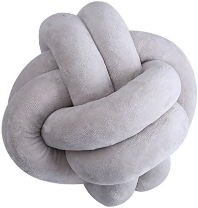 HUANSI Knot Ball Cushion Pillow Plush Toy Knotted Ball Pillow Car Sofa Cushion Baby Pillow Home Decor