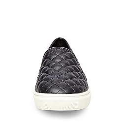 Steve Madden Girls Shoes Ecentric Q Flat, Black, 3