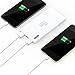 Marvotek Portable Charger Phone Charger Power Bank 10,000mAh Battery Pack External Battery Fast Charging Two Output Ports Travel Battery White