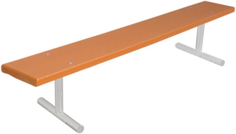 Ultra Play Heavy Duty Recycled Plastic Backless Bench - 6 ft.