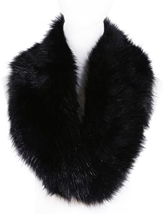 Soul Young Faux Fur Collar Women's Neck Warmer Scarf Wrap