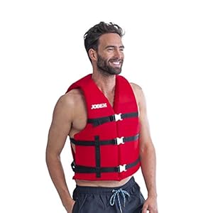 Jobe Universal Schwimmweste Rot 13 Schnorchelmasken 41jp KHSwDL. SS300 50N ISO-zertifiziert (Schwimmhilfe)
CE nach Norm ISO 12402.5
Regulierbares 3-Schnallen System (YKK-Schnallen)