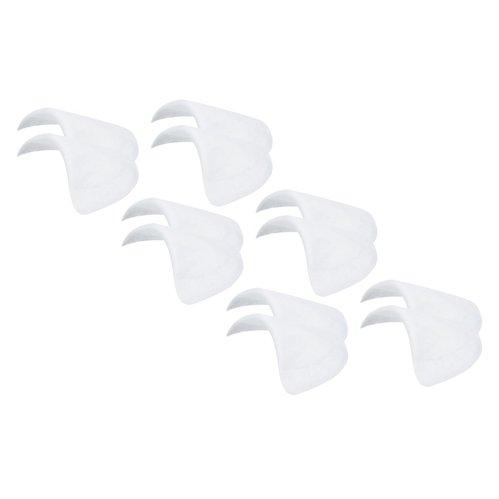 Photo 1 of +PATIKIL 6 Pairs Shoulder Pads, Costume Shoulder Pads Breathable Sponge Pads Covered Set-in for Women Clothing Men Blazer Suit Coat Sewing, White, M