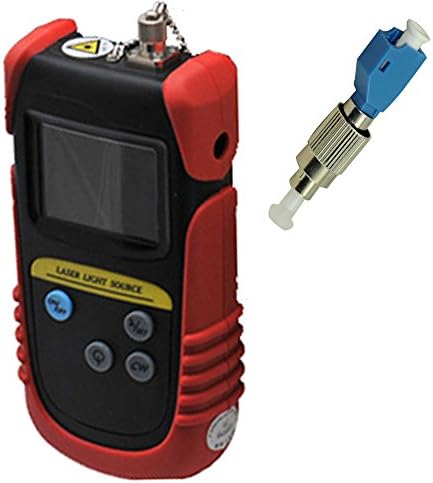 Tellid 850nm/1300nm Wavelength Fiber Optical Laser Source, Optical Laser light source with FC optical interface + FC TO LC adapter