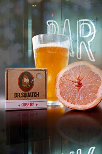 Dr. Squatch All Natural Bar Soap for Men with Zero Grit, Grapefruit IPA
