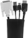 Amazon Basics Wire Cable Management Sleeve Cover - 80-Inch, Black