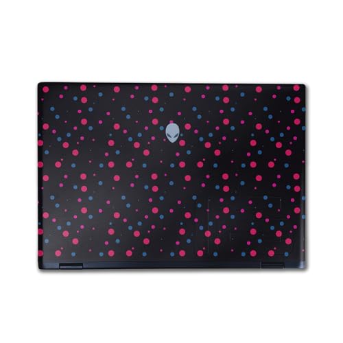 Laptop Skin Compatible with Alienware M16 R2 (2024) - Magenta Dots - Premium 3M…