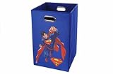 Superman SUPLAUN901 Folding Laundry Basket Blue