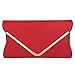 Bagood Leather Envelope Clutches Bag for Women Evening Handbags Shoulder Bags