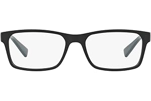 Armani Exchange Men's Ax3038f Low Bridge Fit Rectangular Prescription Eyewear Frames