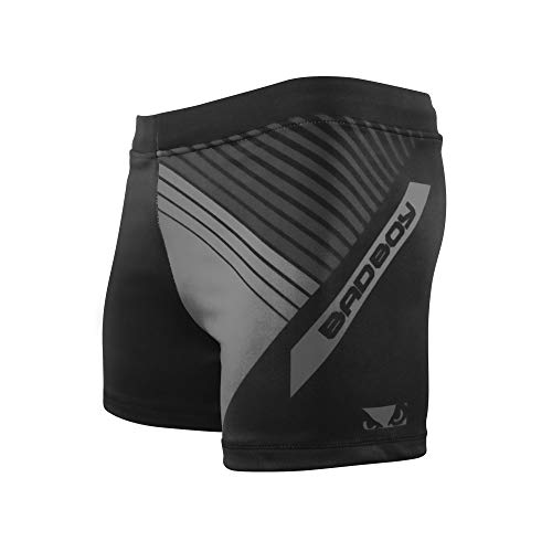 Bad Boy Hyperflow Polyester Competition MMA Mixed Martial Arts Vale Tudo Shorts (Gray - Large) - Thumbnail 5