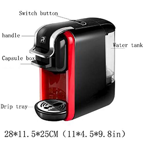 Dzwyc Kaffeemaschine 19 bar Kapsel Kaffeemaschine Home Office Vollautomatische Kaffeemaschine klein mit Milch fruchter… – Bild 3