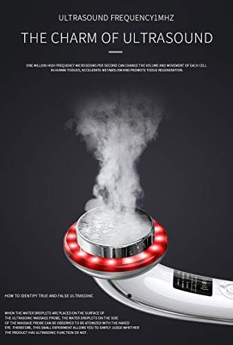 超音波ボディスリミングマッサージャー セルライト除去 セルライト低減デバイス 6 In 1キャビテーションems減量デバイス 頬腕ウエスト太もも脚 18x9cm B08br4bhbl 4 038円