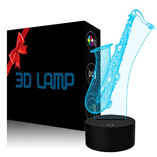 YKLWORLD-Saxophone-Night-Light-3D-Illusion-Lamp-LED-Desk-Table-Lamp-7-Color-Changing-Touch-Sensor-Nightlight-with-USB-Cable-for-Bedroom-Kids-Birthday-Gifts-Music-Lovers-Decoration